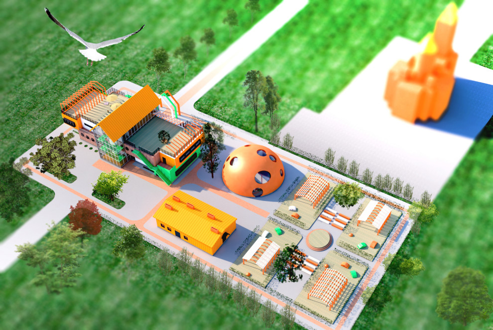 Детский Сад, Бассейн и Пищеблок