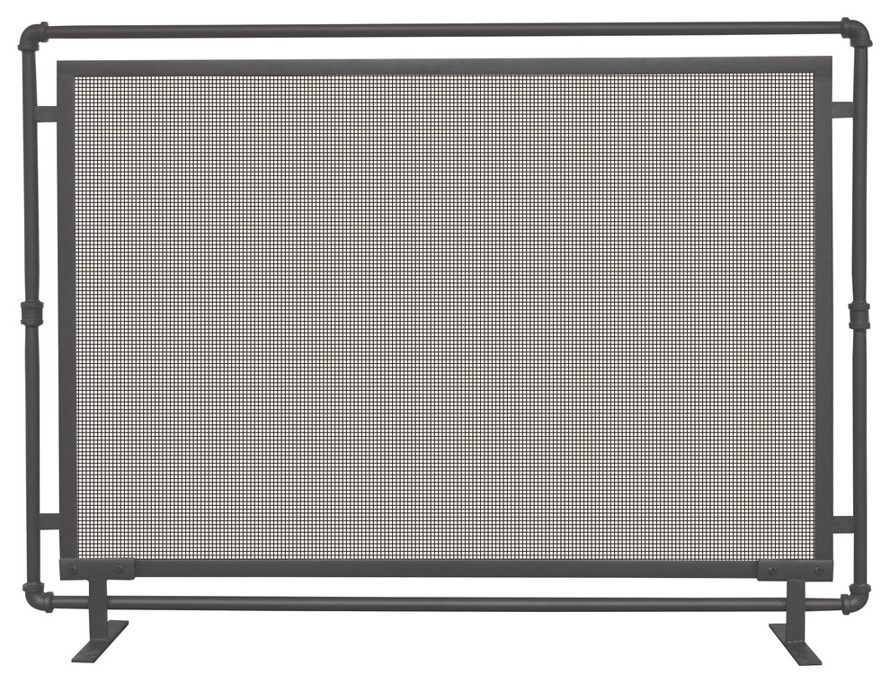 Burnished Brass Pilgrim Single Panel Sinclair Screen