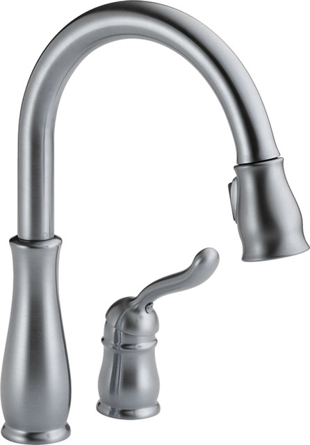 Delta 978-ARWE-DST Arctic Stainless Leland One Handle Pull Down Kitchen Faucet