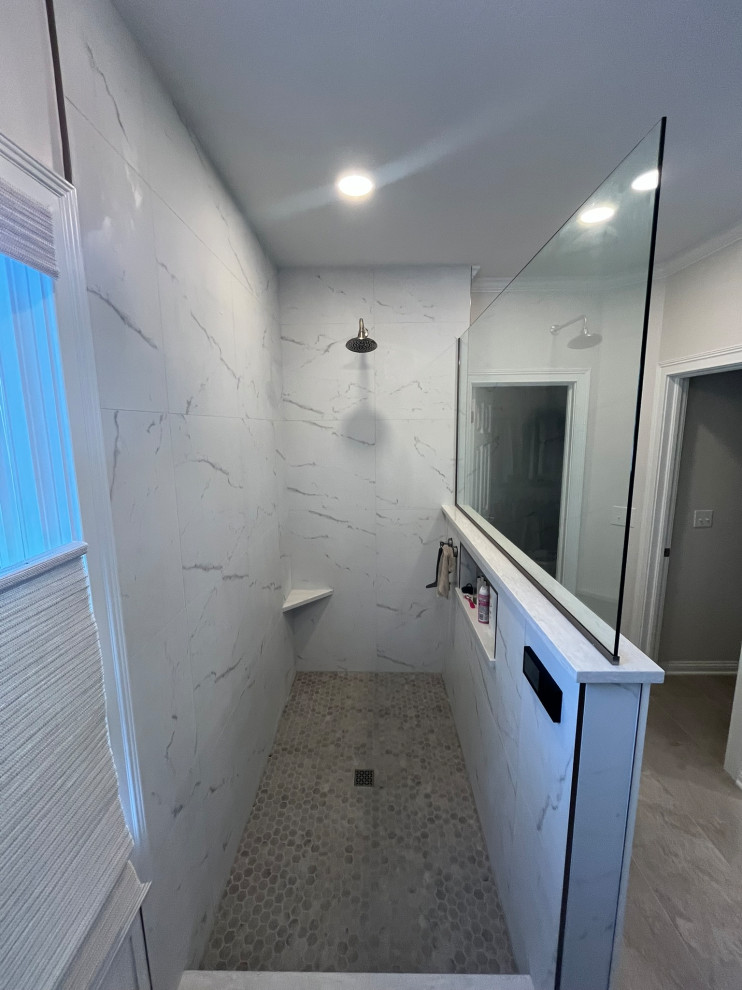 Modern Walk-In Shower Remodel