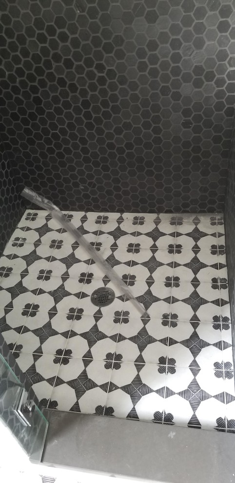 hexagon  slate tile ,cement tiles