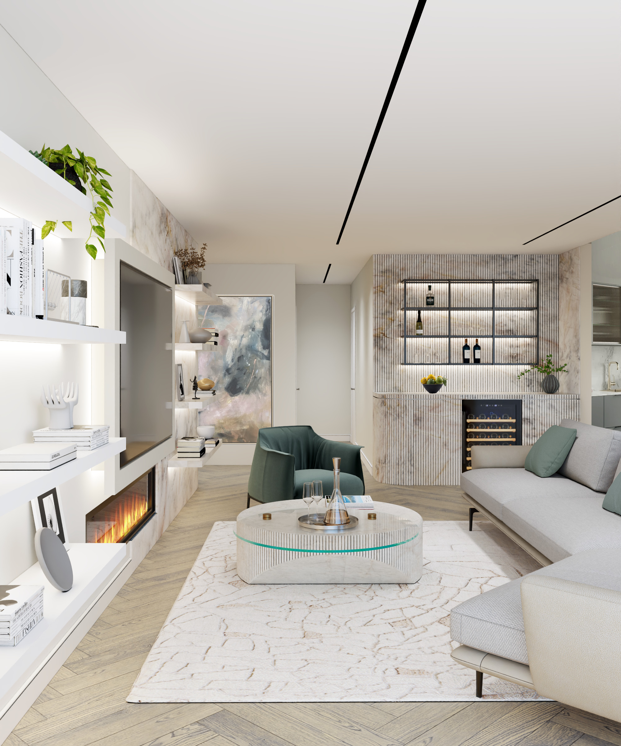 Living Room and Bar - Coming Soon