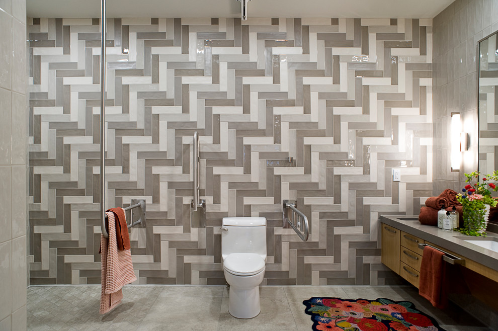 Bathroom - transitional bathroom idea