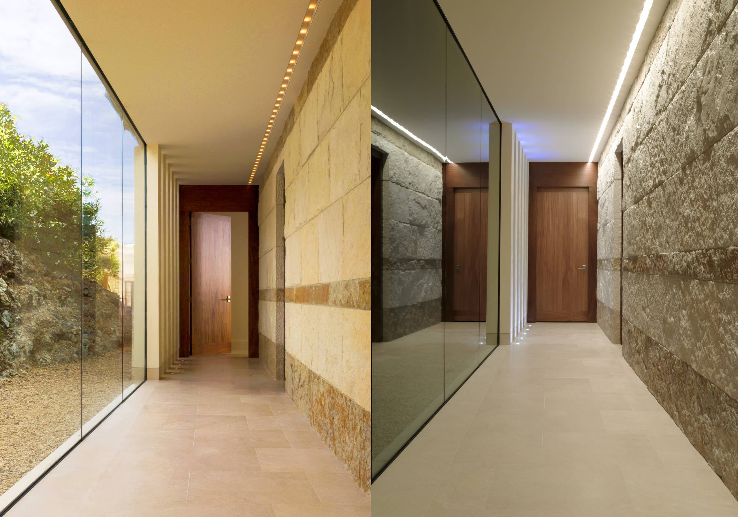 Interior Stone Wall Lighting Ideas