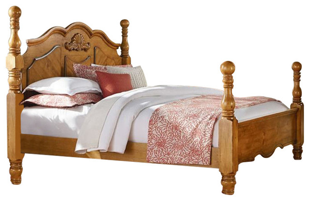 Standard Furniture Georgetown Poster Bed Mellow Honey Pine