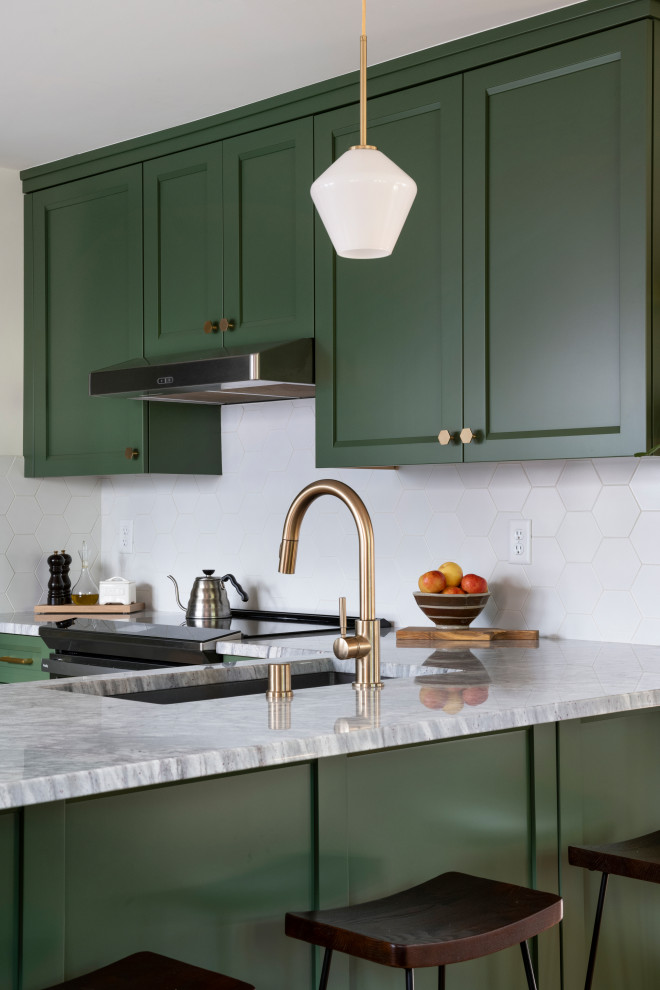 Green Vibe Kitchen - Transitional - Kitchen - Minneapolis - by Wise ...