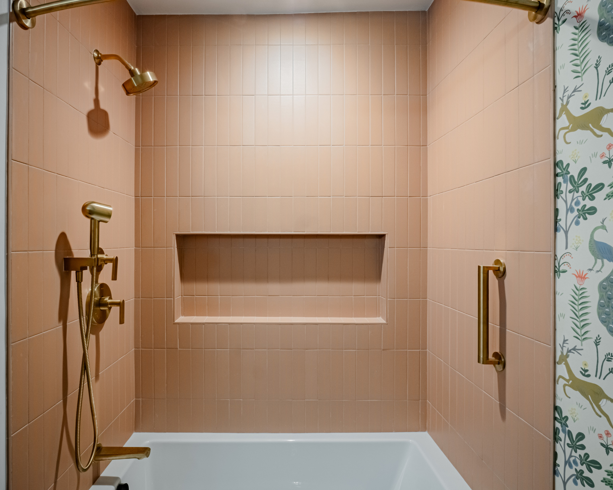 Colorful Modern Bathroom Refresh