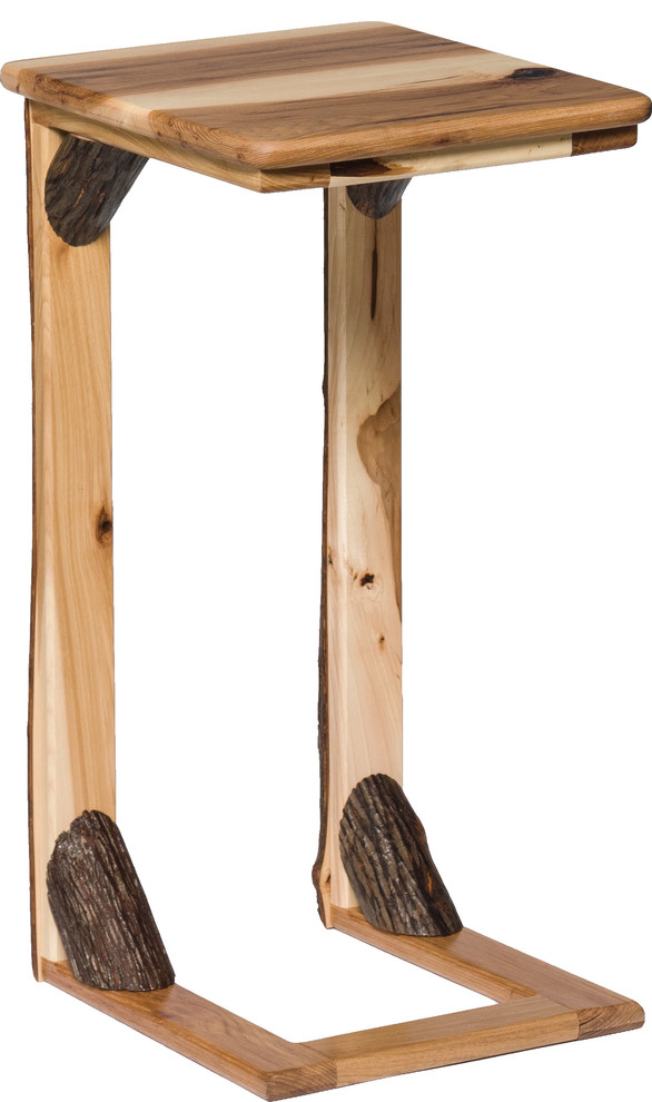 Rustic Hickory Couch Caddy/TV Tray Rustic Tv Trays by Furniture