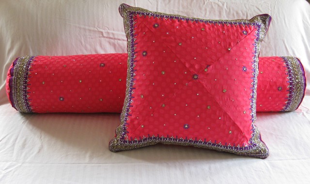 Pillows From Indian Saris