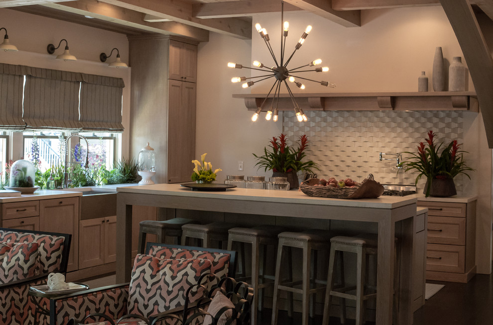 Inspiration for a transitional kitchen remodel in Atlanta