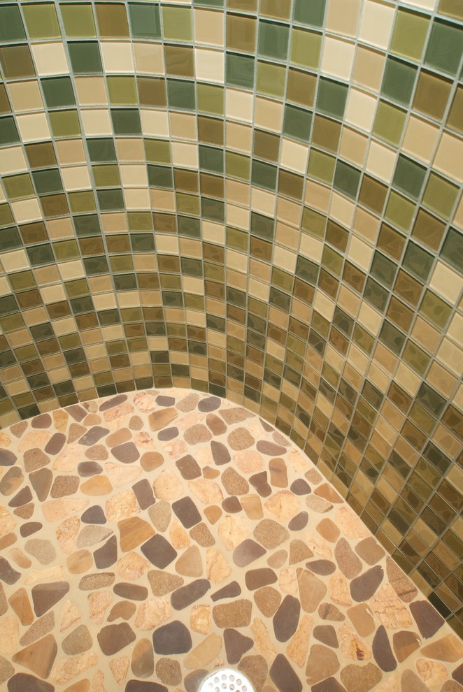 Williamsburg Glass tile shower