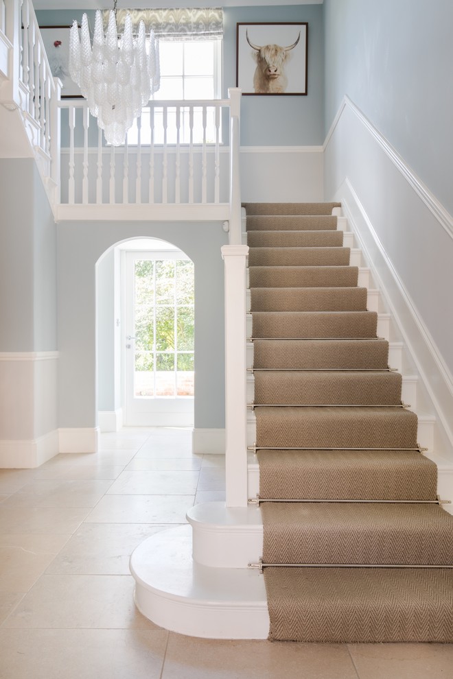 This is an example of a classic staircase in Dorset.
