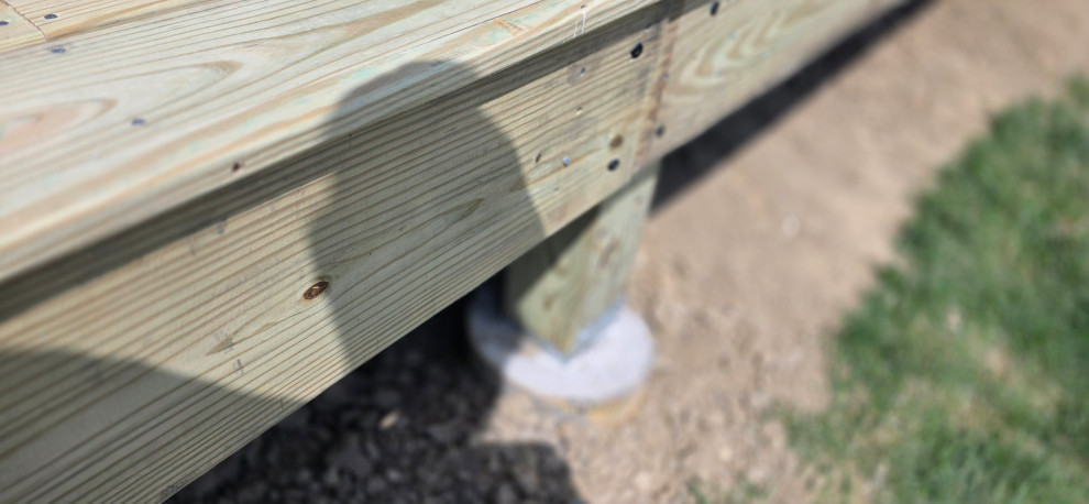 Porch Fix and Deck Build