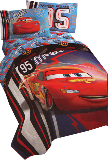 Lighting McQueen Twin Bedding Disney Race Car 95 Bed Set