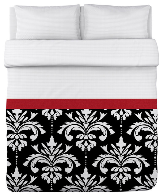 The Beauty, Black Duvet Cover, Queen Contemporary Duvet Covers And
