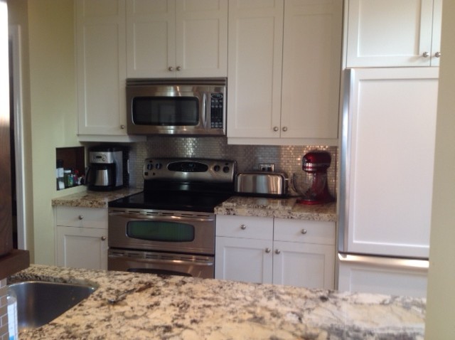 Inspiration for a transitional kitchen remodel in Toronto