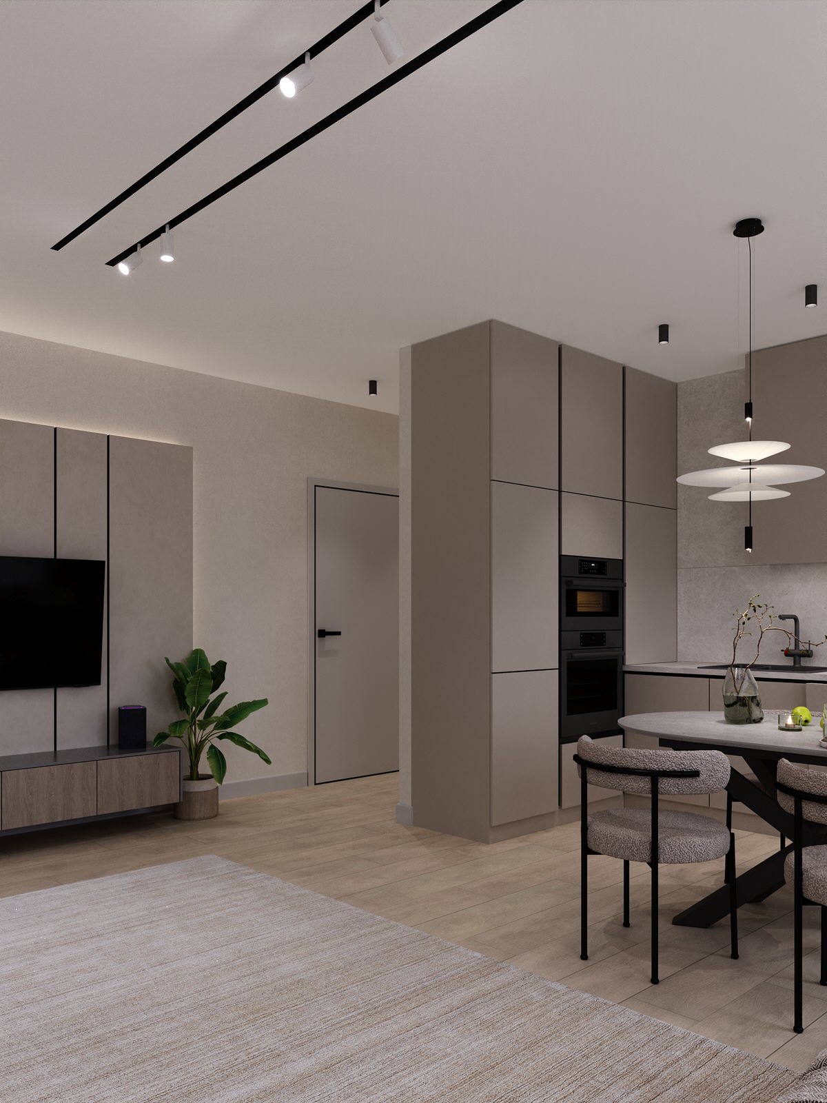 Проект 3-х комнатной квартире в ЖК Лапландия