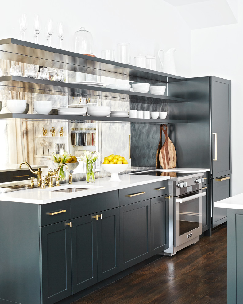 KKH Showroom - Modern - Kitchen - New York - by Kathy Kuo Designs Inc ...