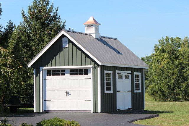 12'x20' Pine Board & Batten New England Barn foerraad