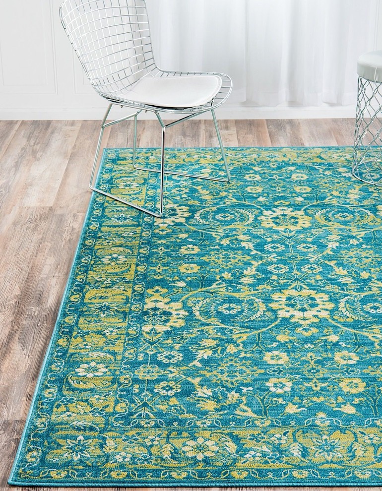 Traditional Majestic Area Rug, 3'x9'10" Runner Traditional Hall And