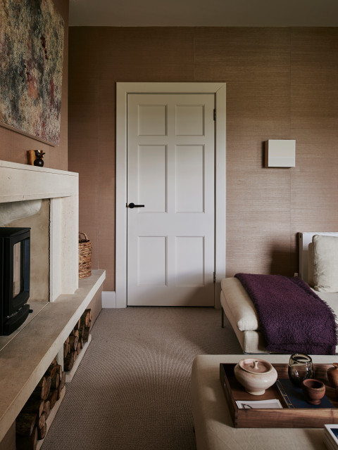 Contemporary Bath Home transitional-family-room