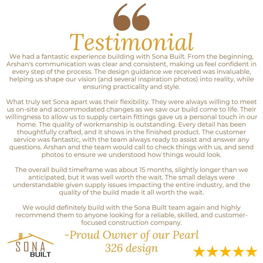 Testimonial Pearl 326