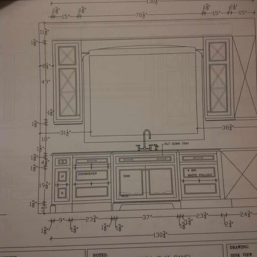 Need help with my new kitchen in my new build alignment