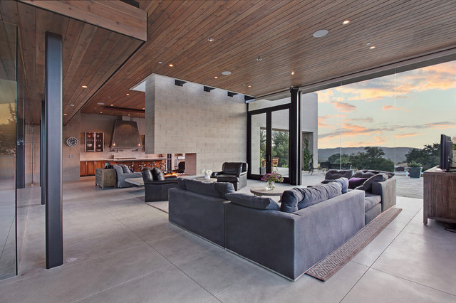 Rancho Carrillo contemporain-salon