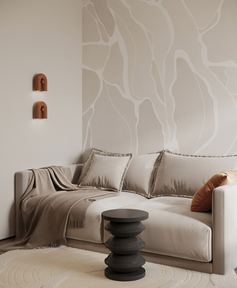 Брутальный интерьер квартиры 85 кв.м. в Москве. Проект