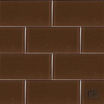 Cinnamon Brown Subway Tile