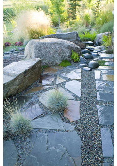 Blue Heron modern-garten