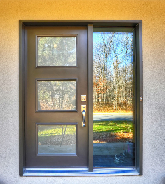 doors and windows Contemporary Front Doors Montreal by GIT