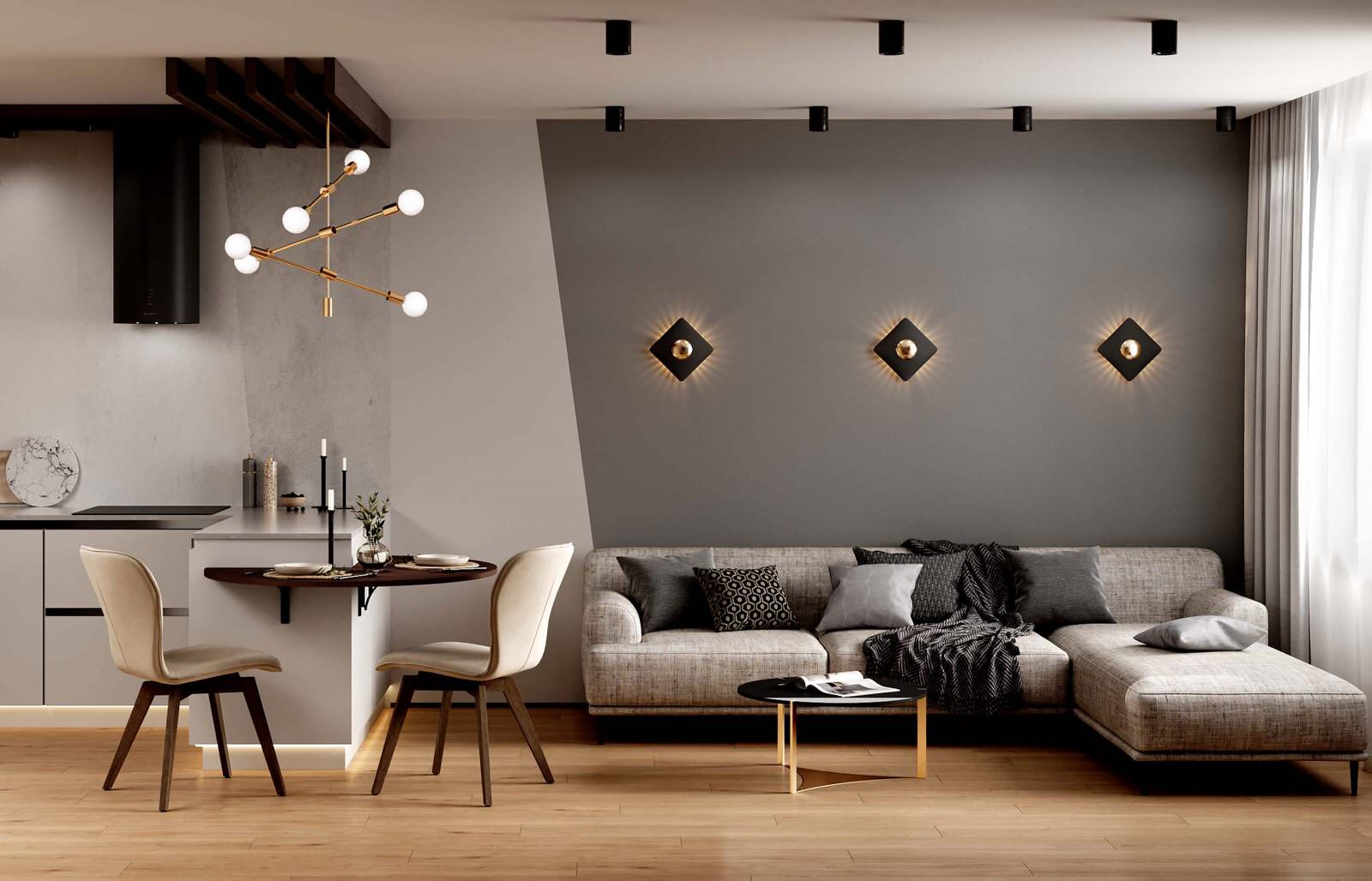 ЖК Царев Сад, 3 комнаты, 80 м²