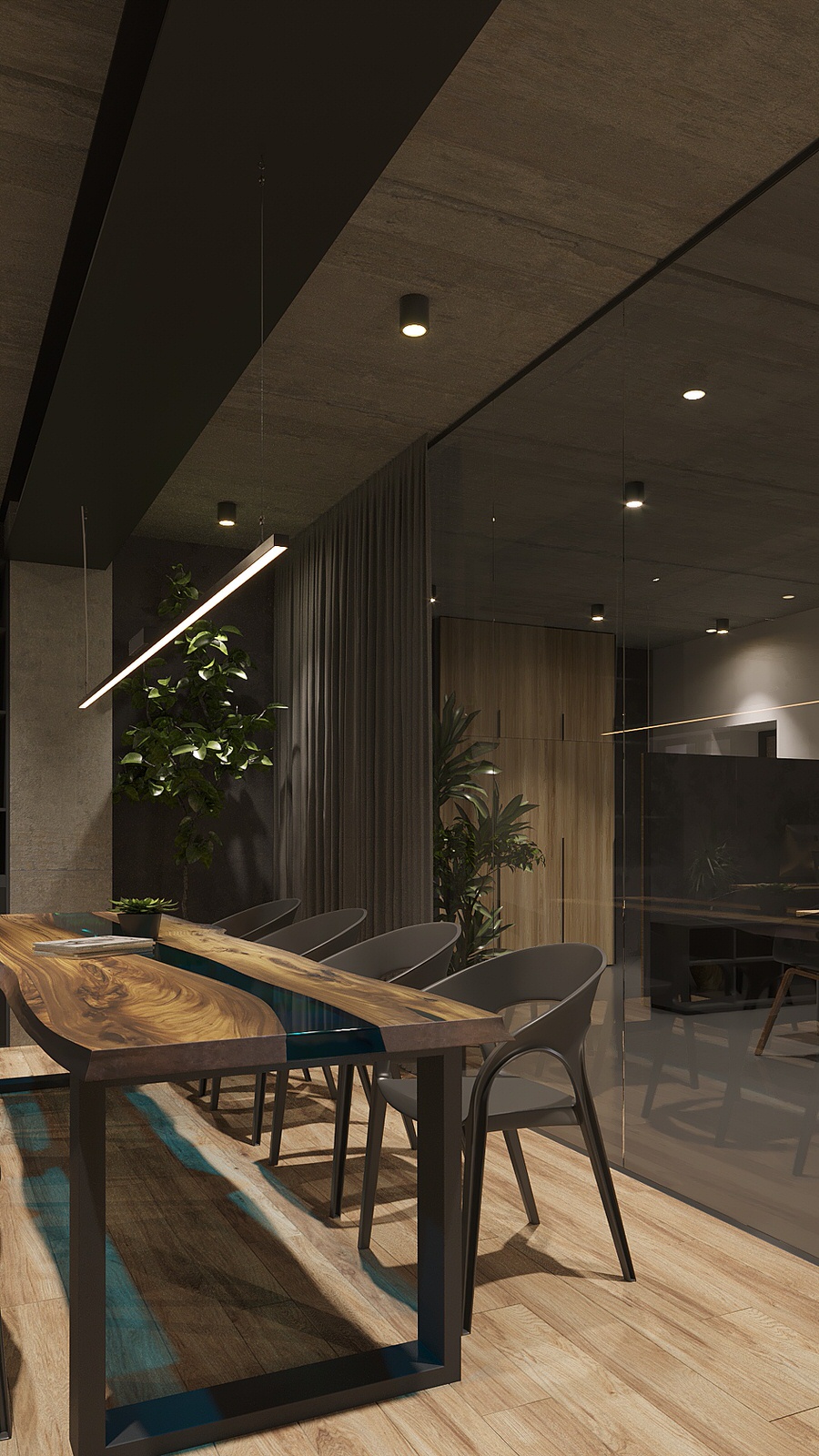 Интерьер офиса 84 м2. Современной строительной компании. г. Курск