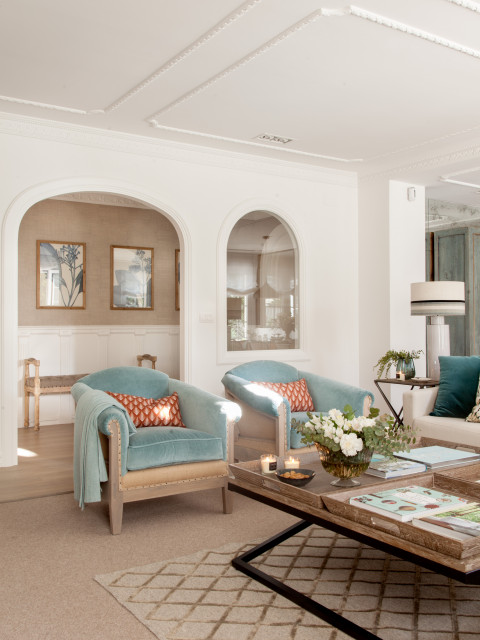 VIVIENDA CON TERRAZA EN VITORIA coastal-living-room