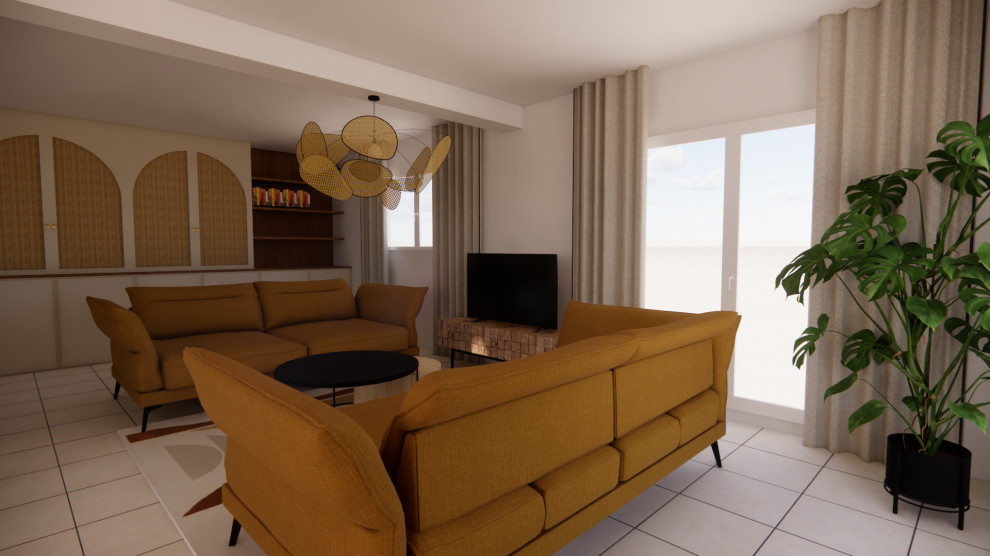 Aménagement séjour - modèle 3D - Kembs