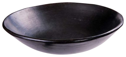 La Chamba Black Clay Pasta Bowl, XL