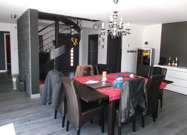 MAISON OSSATURE OSSATURE TOITURE VEGETALISEE contemporary-dining-room