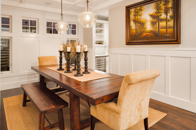 The Nantucket Show Home Traditional Dining Room Vancouver