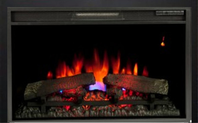 Classic Flame 25ef033clg Curved Electric Fireplace Insert W Custom Classic Flame 25ef033clg Curved Electric Fireplace Insert W Custom Trim Kit 31