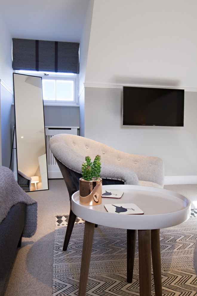 Contemporary Guest Bedroom