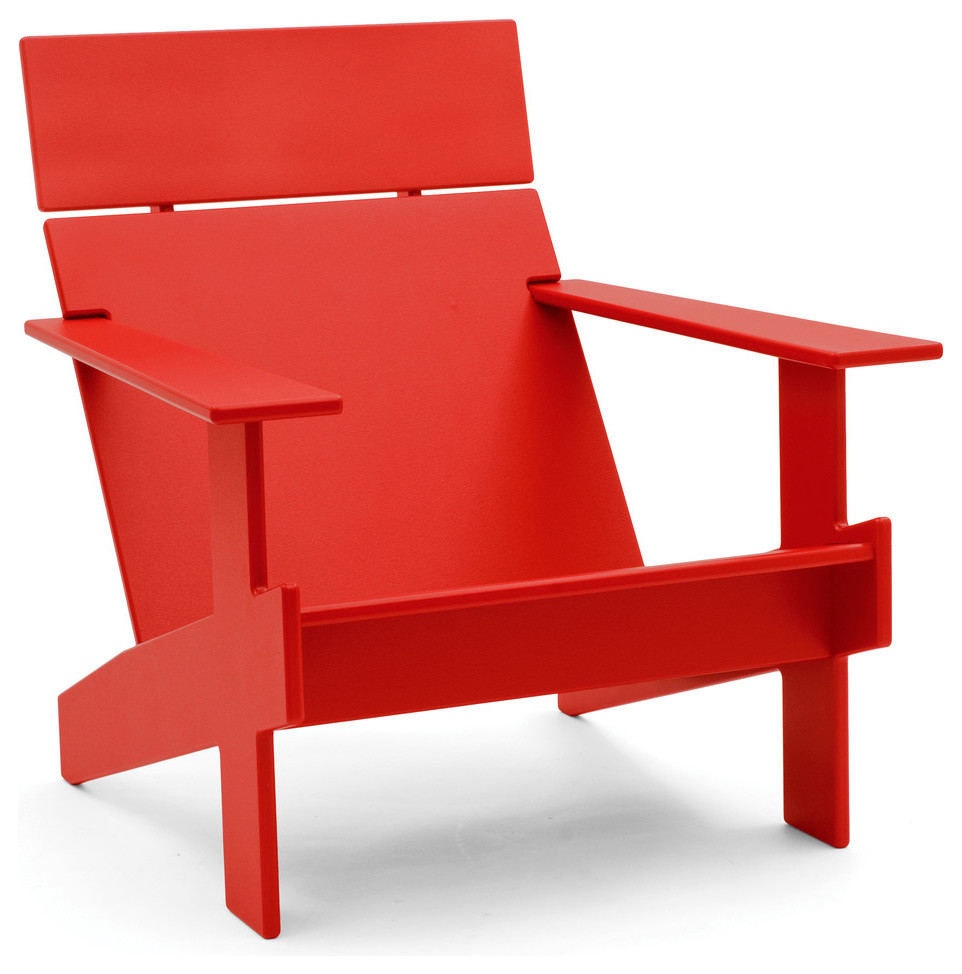 Lollygagger Lounge Chair, Apple Red