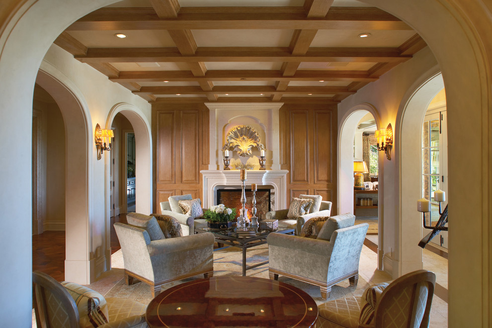 This is an example of a mediterranean living room in Orange County.