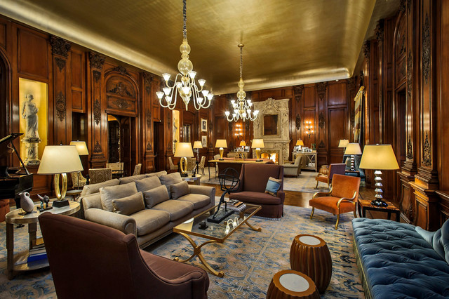 Chiltern Estate - Eclectic - Living Room - San Francisco - by Dennis ...