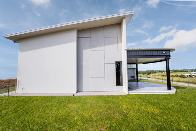 Curved Abode contemporary-fasad