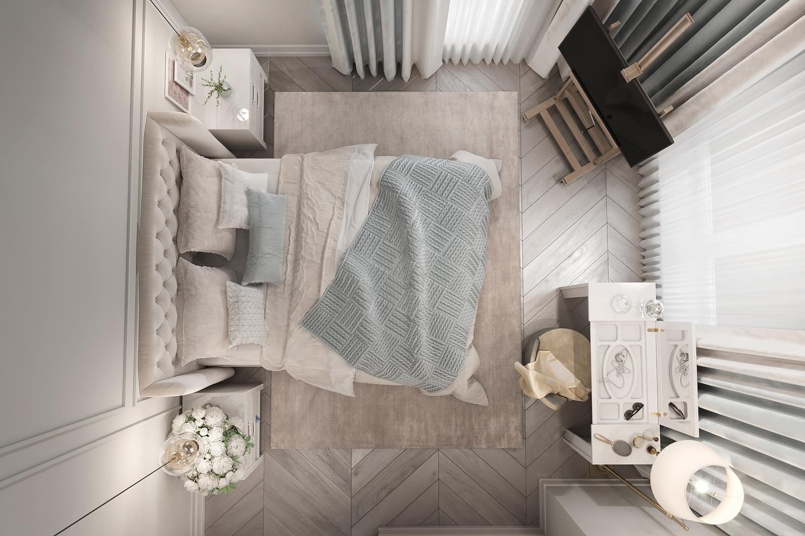 Визуализация интерьера дома в Немецкой деревне