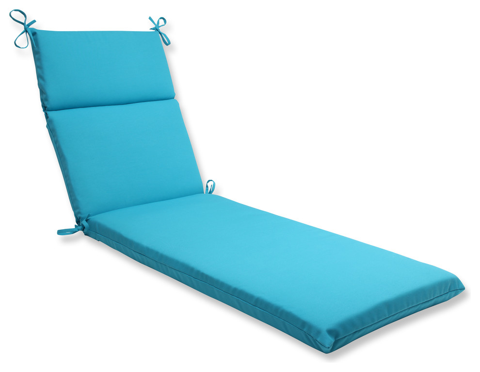 Veranda Turquoise Chaise Lounge Cushion