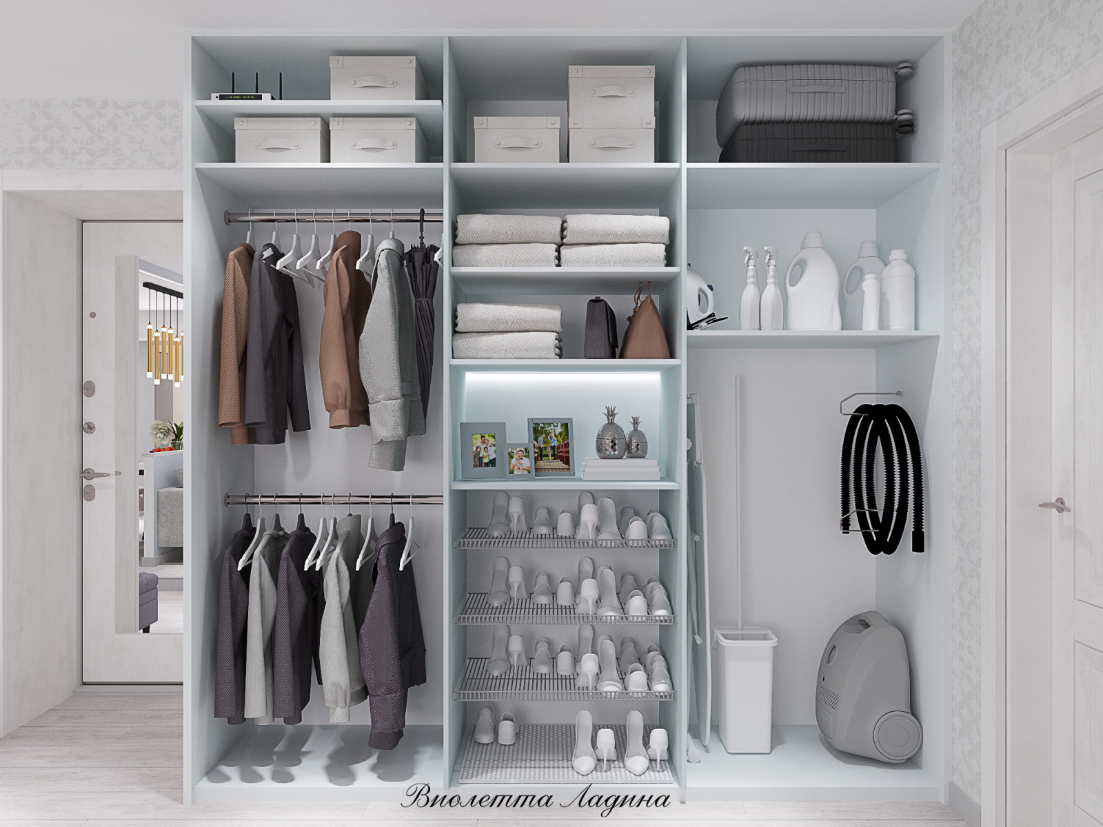 Квартира  в светлых тонах.. Двушка.