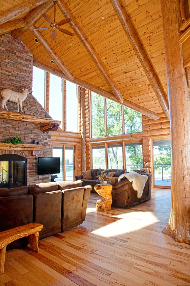 Country living room in Other.