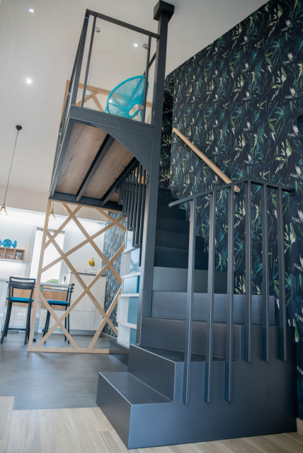 r&eacute;novation compl&egrave;te contemporary-staircase